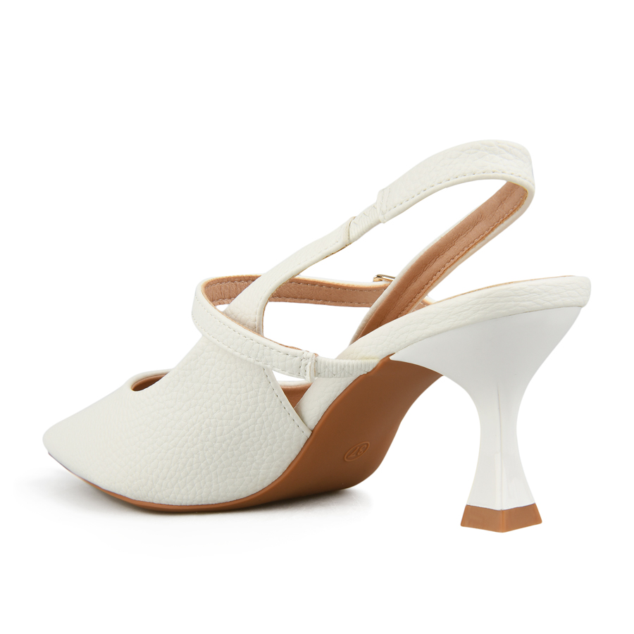 γυναικεία σανδάλια οικολογικό δέρμα λευκά 3