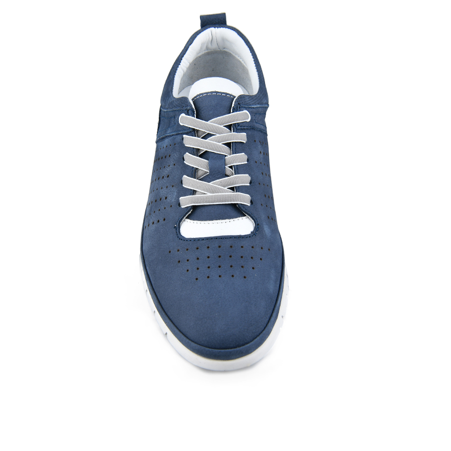 мъжки обувки естествена кожа сини 2