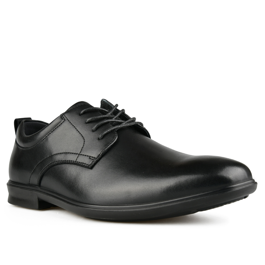 ανδρικά παπούτσια φυσικό δέρμα μαύρο 1