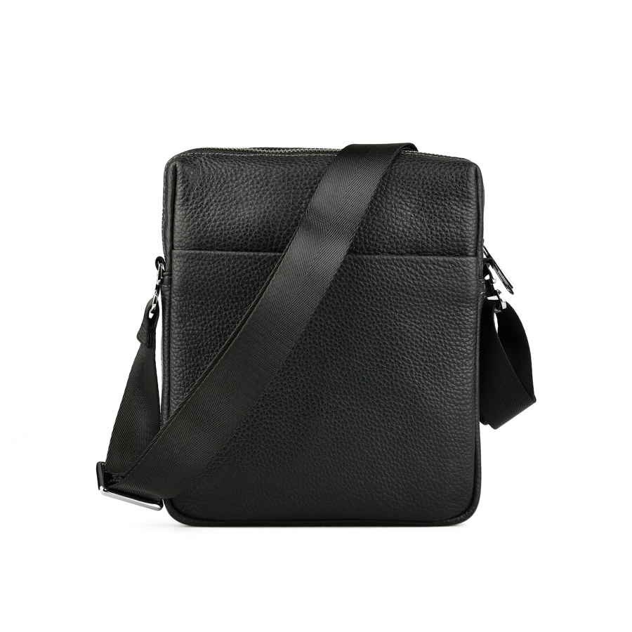 geantă bărbați piele naturală negru 1