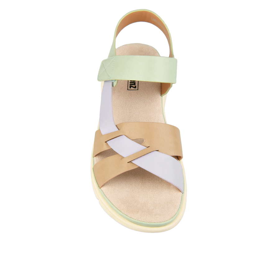 γυναικεία σανδάλια οικολογικό δέρμα πράσινα 1