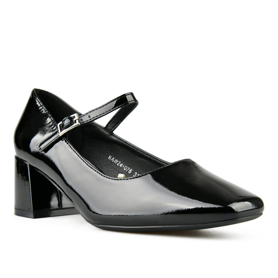 γυναικεία παπούτσια οικολογικό δέρμα μαύρο 2