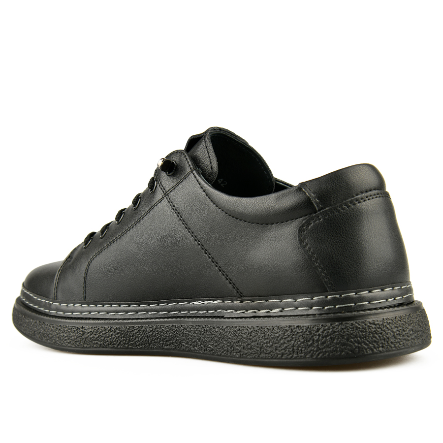 мъжки обувки естествена кожа черни 3