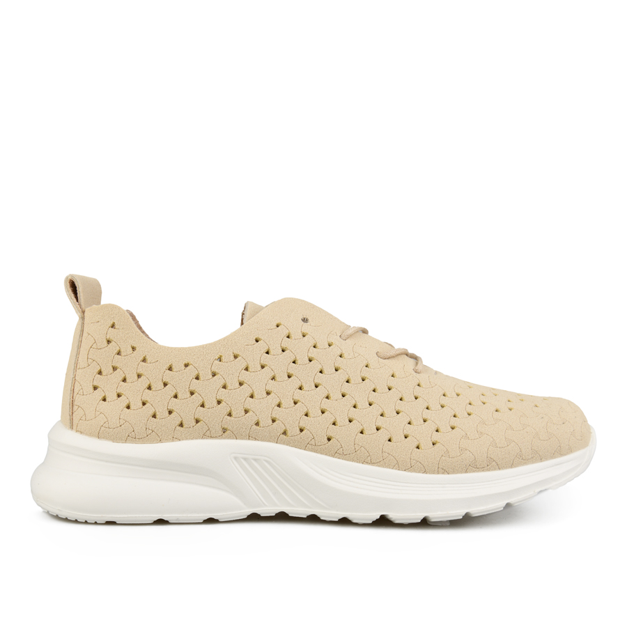 дамски обувки еко кожа бежови 0