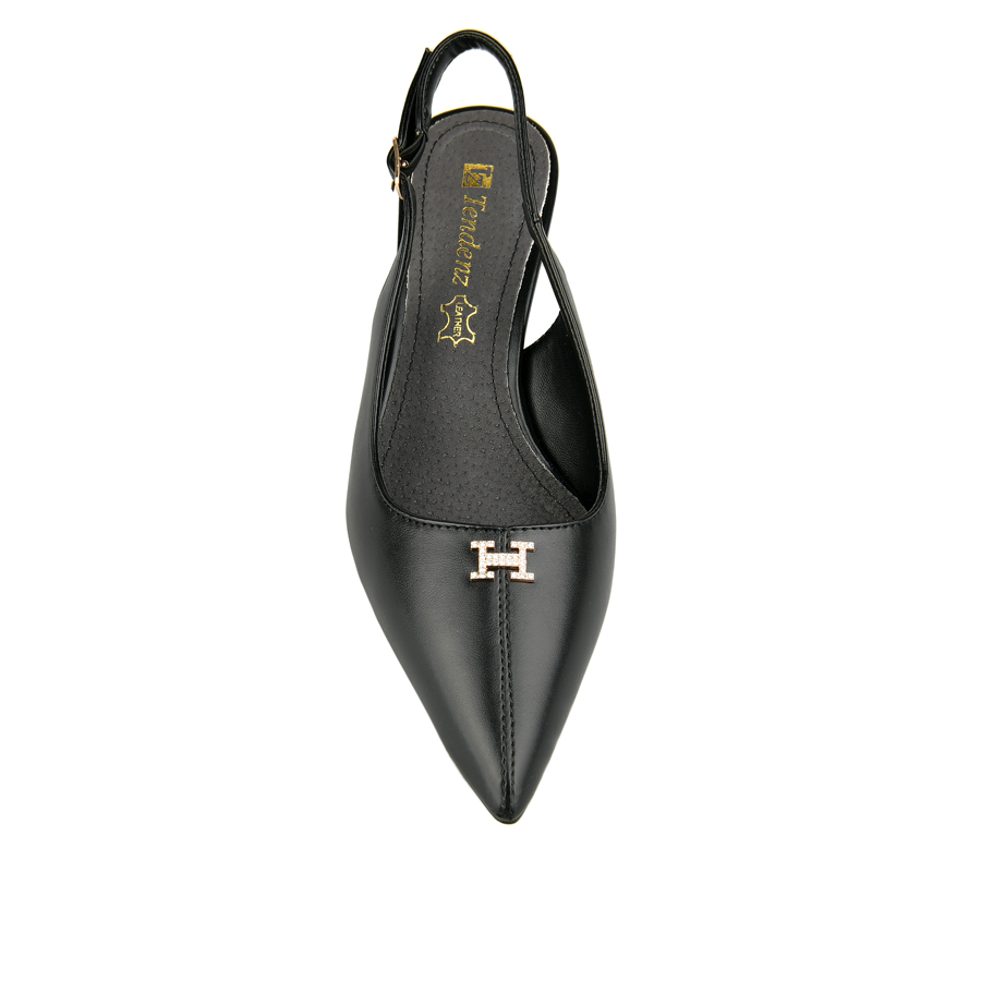 sandale damă piele ecologică negru 1