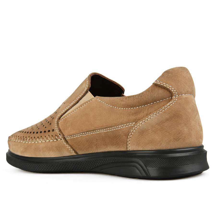 мъжки обувки естествена кожа бежови 3