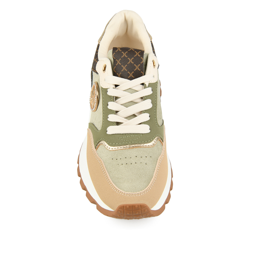γυναικεία sneakers οικολογικό δέρμα πράσινα 2