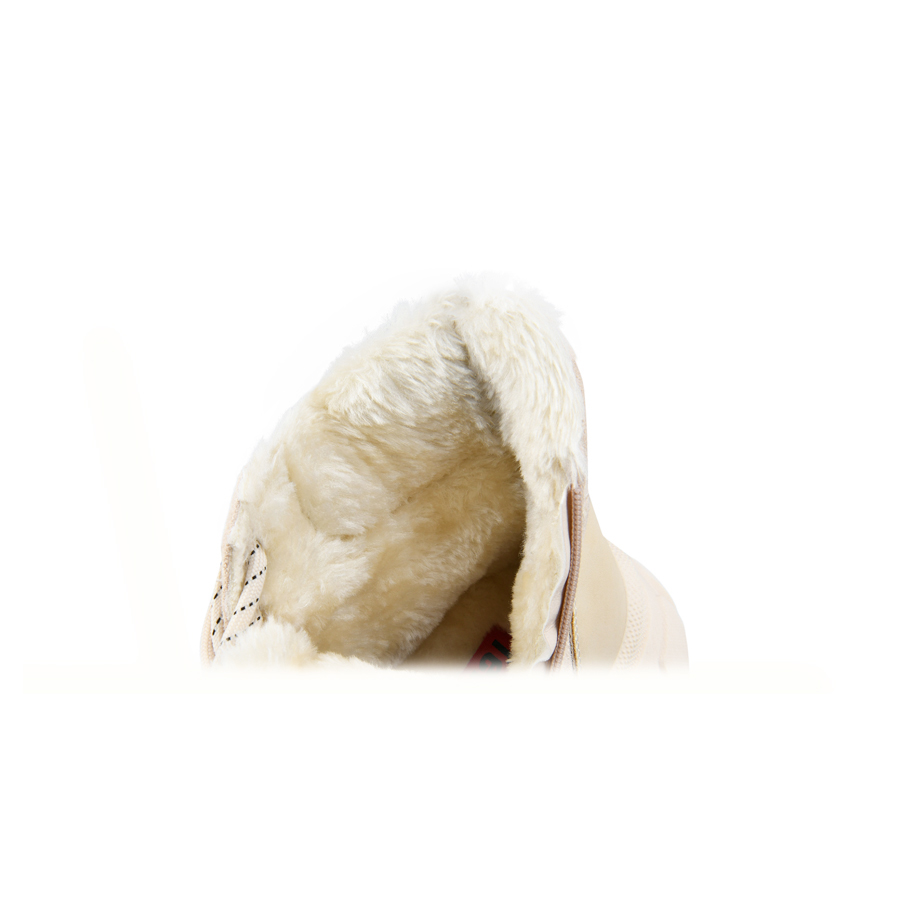 γυναικεία μποτάκια οικολογικό δέρμα/ύφασμα μπεζ 4