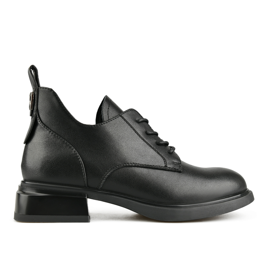 botine damă piele naturală negru 0