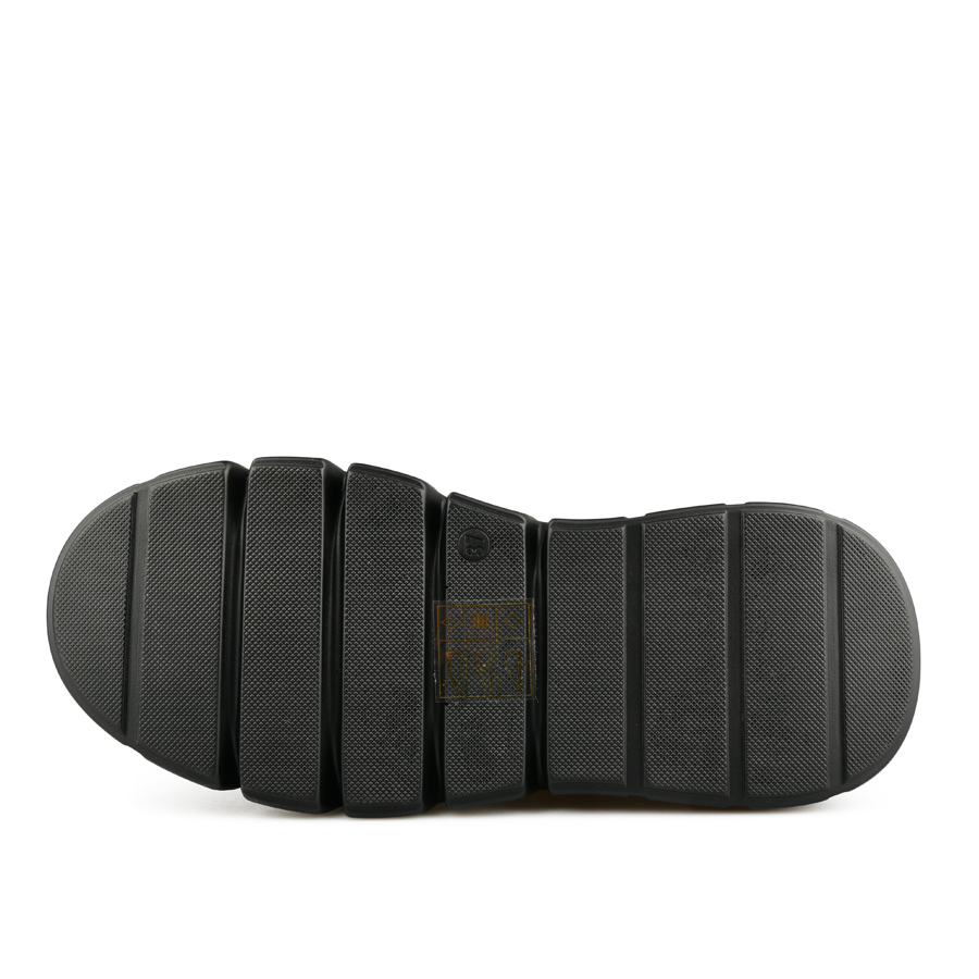 γυναικεία μποτάκια ύφασμα/οικολογικό δέρμα μαύρο 4