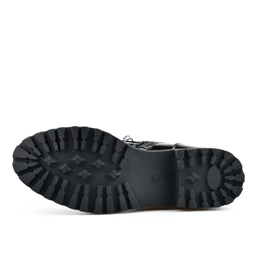 botine damă piele ecologică negru 6