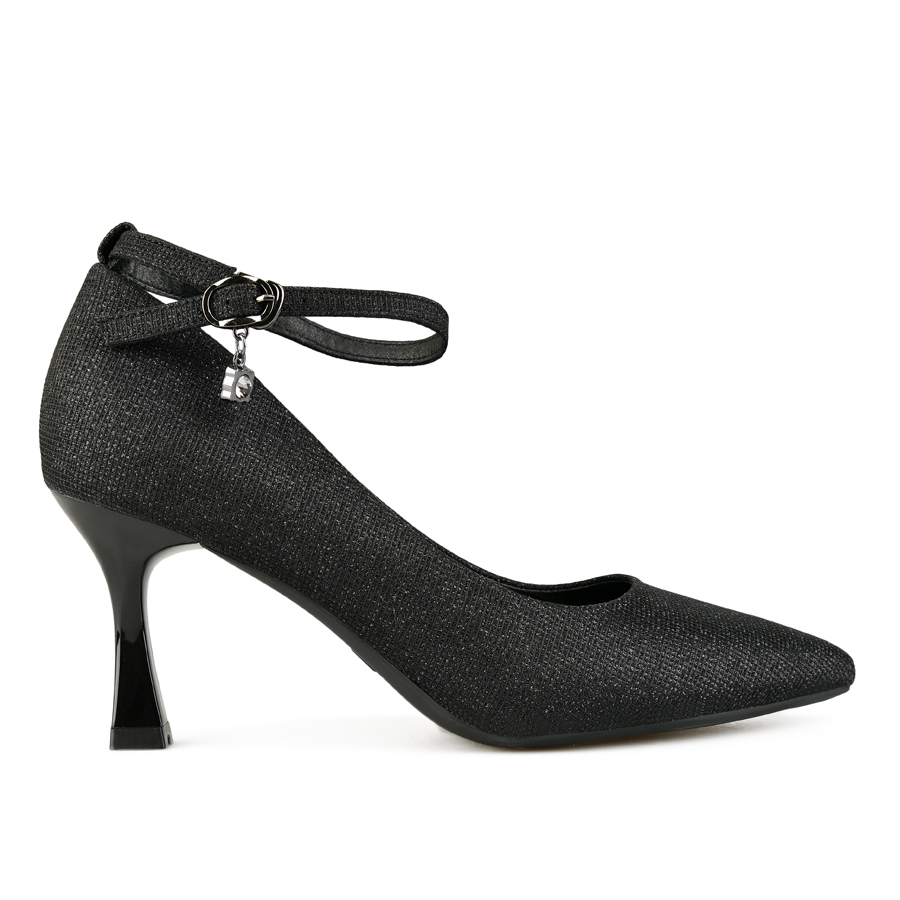 γυναικεία παπούτσια ύφασμα μαύρο 0