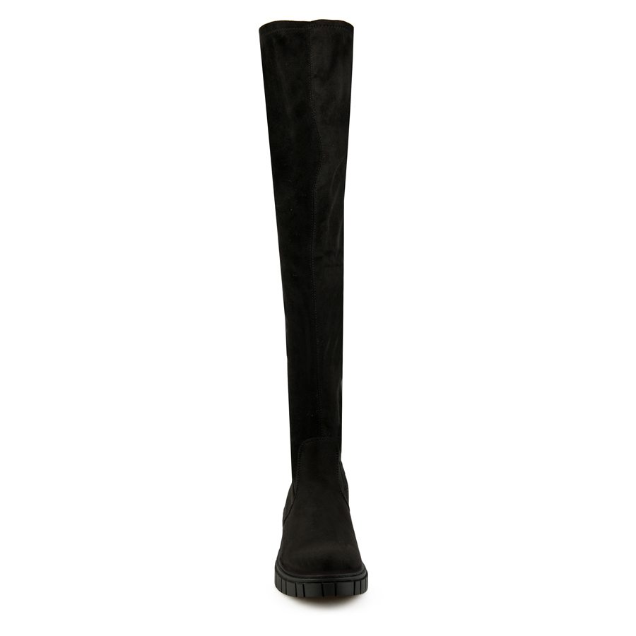 cizme damă textil negru 2
