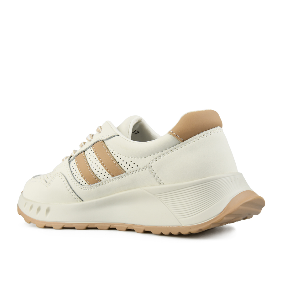 дамски обувки естествена кожа бежово/кафяви 3