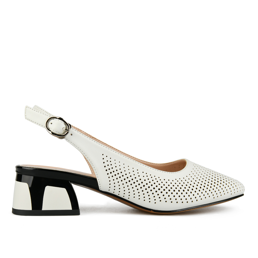 дамски сандали еко кожа бели 0