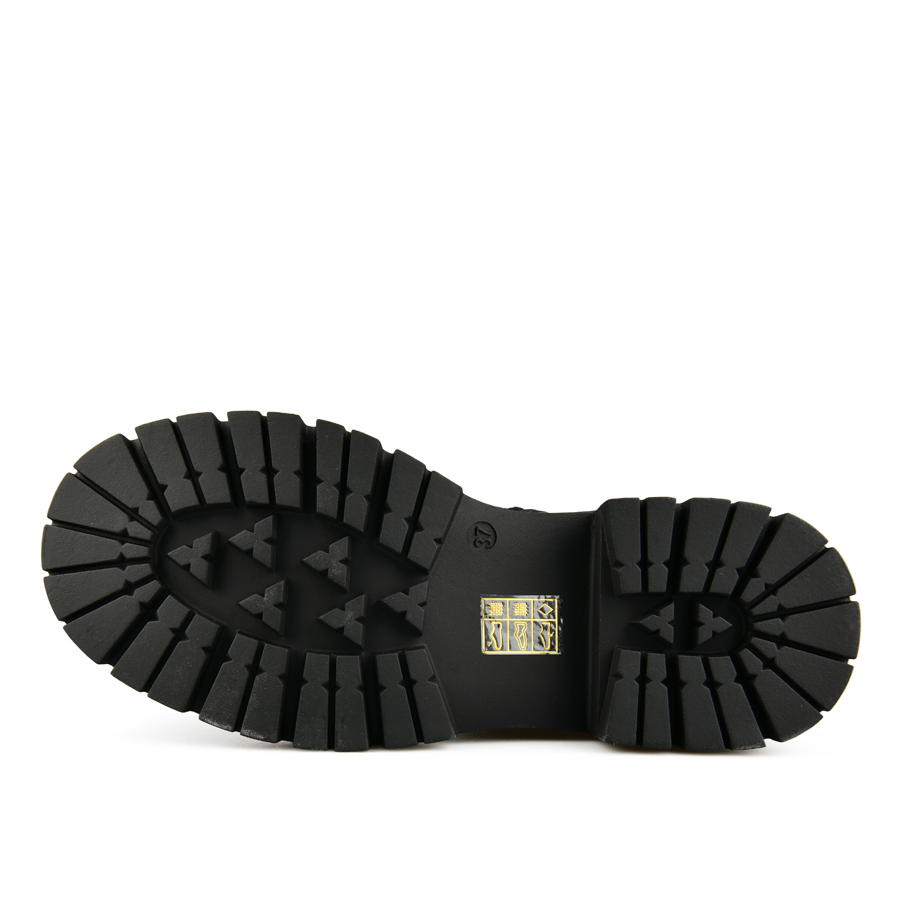 γυναικεία μποτάκια ύφασμα μαύρο 4