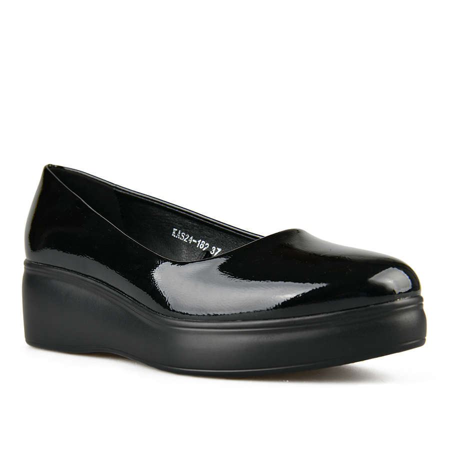 γυναικεία παπούτσια οικολογικό δέρμα μαύρο 1