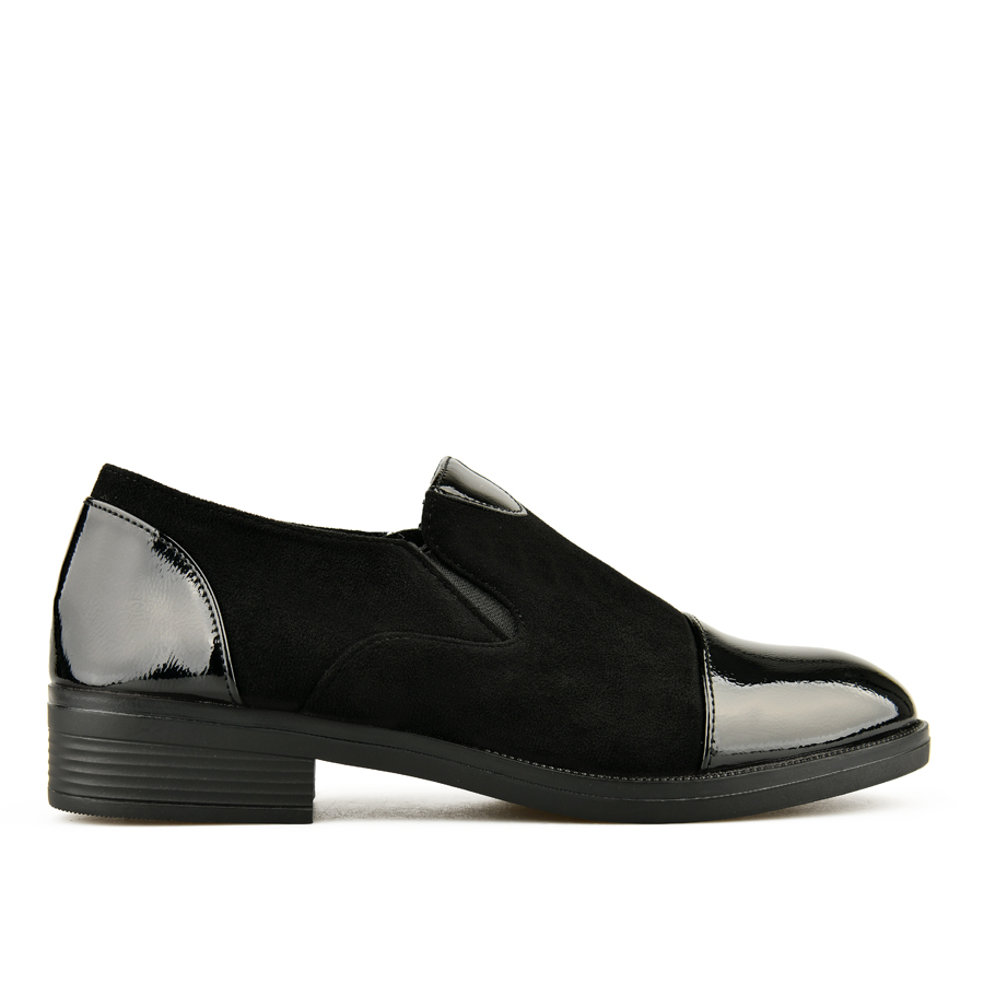 γυναικεία παπούτσια οικολογικό δέρμα/ύφασμα μαύρο 0