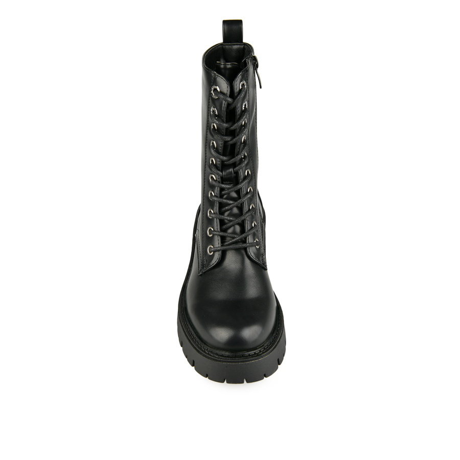 γυναικεία μποτάκια οικολογικό δέρμα μαύρο 2