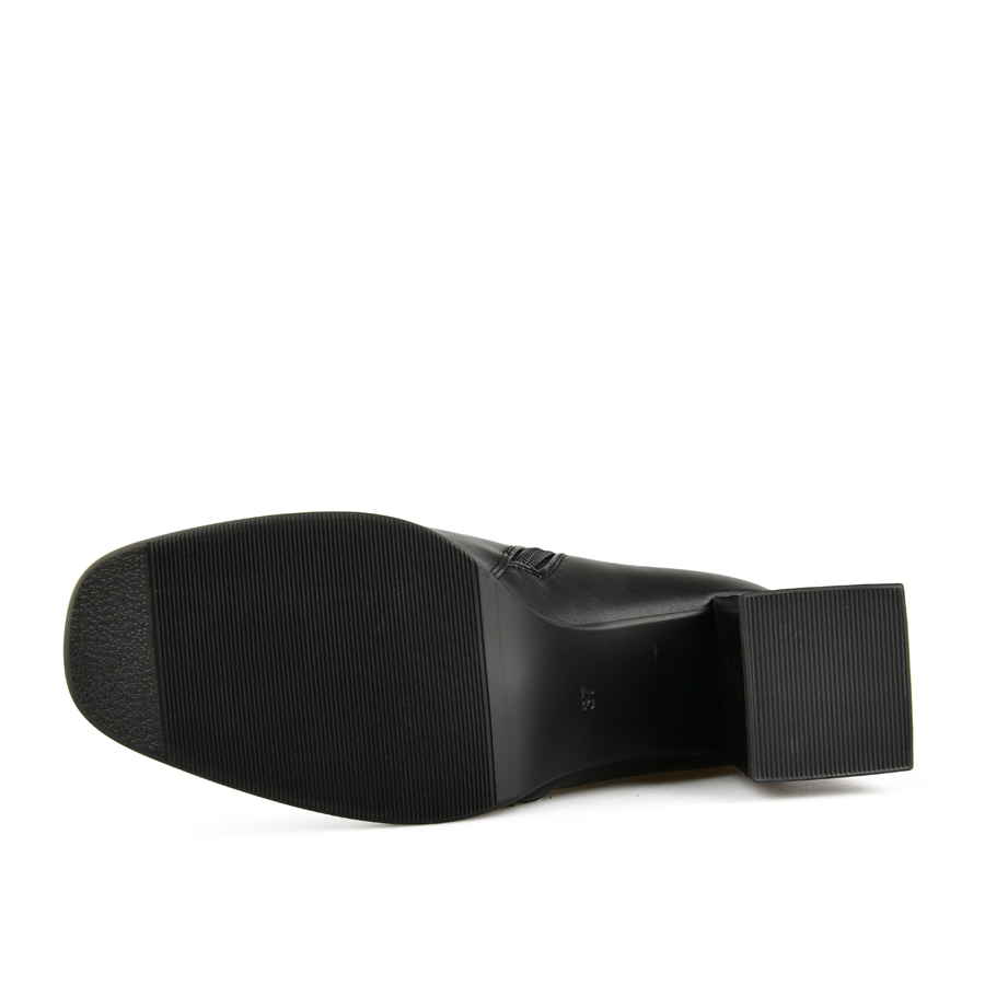 botine damă piele ecologică negru 4