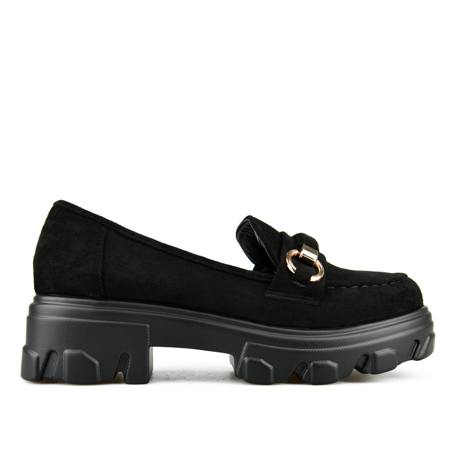 γυναικεία παπούτσια ύφασμα μαύρο 0