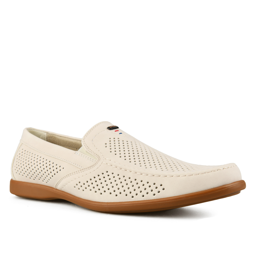 pantofi bărbați piele ecologică alb 2