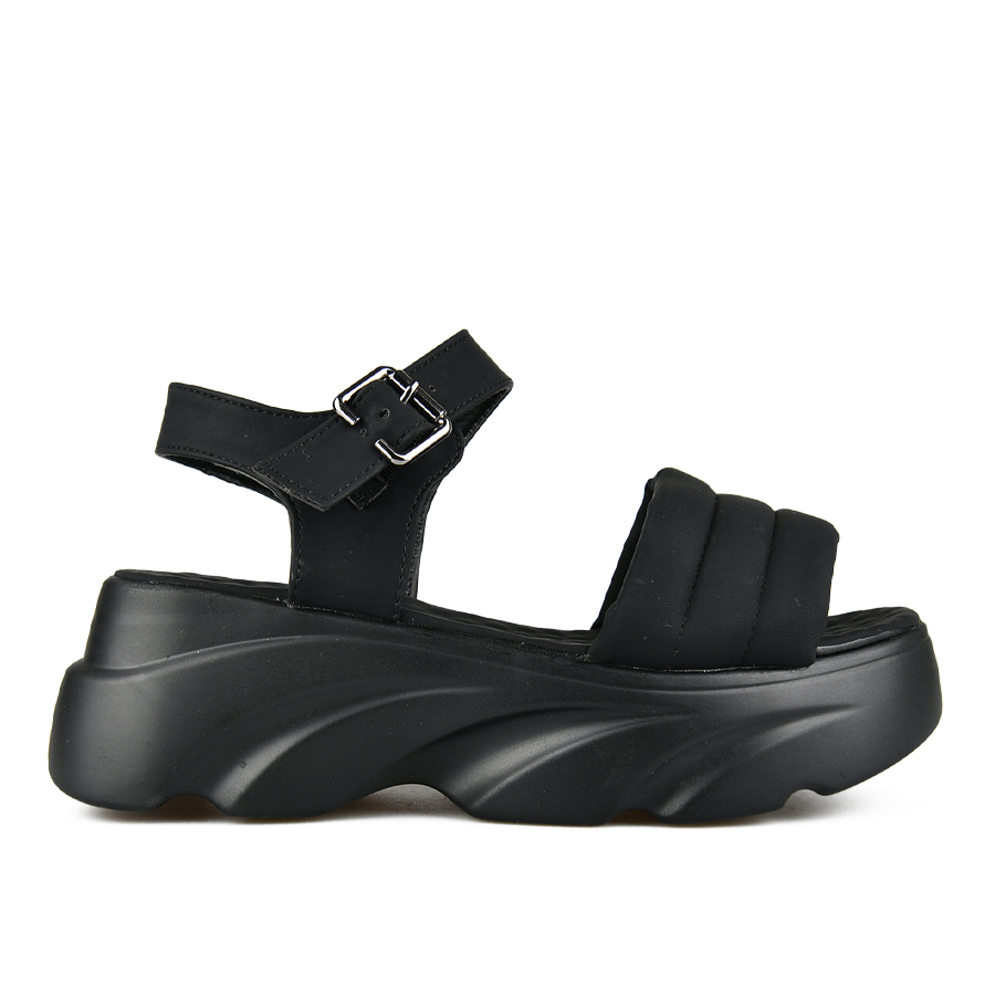 дамски сандали еко кожа черни 0