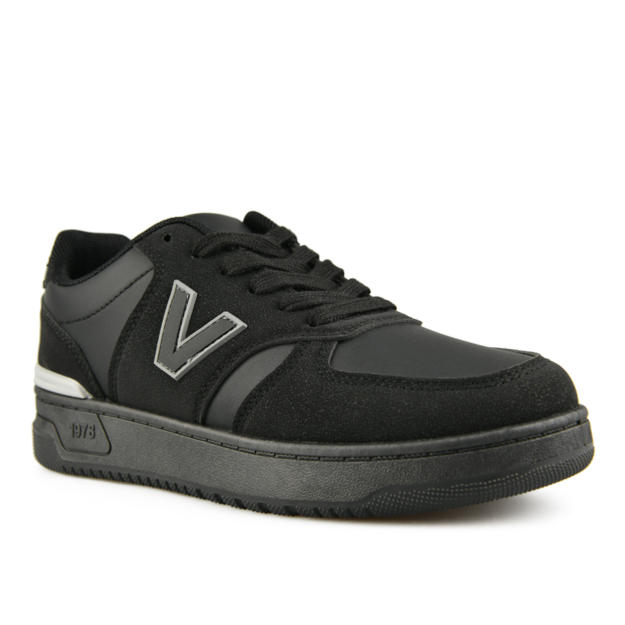 γυναικεία sneakers οικολογικό δέρμα μαύρο 1