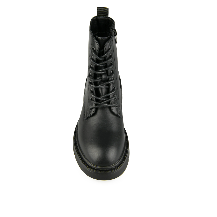 botine damă piele ecologică negru 2