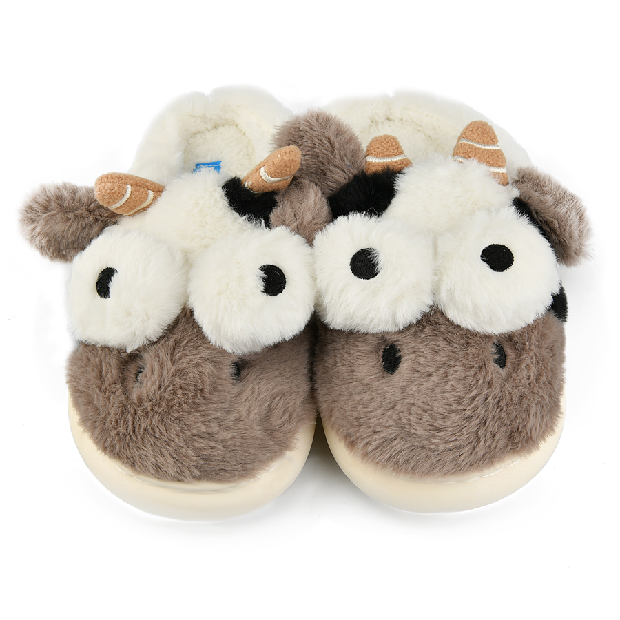 дамски пантофи текстил бежови 1