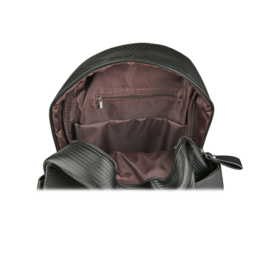 rucsac damă piele ecologică negru 2