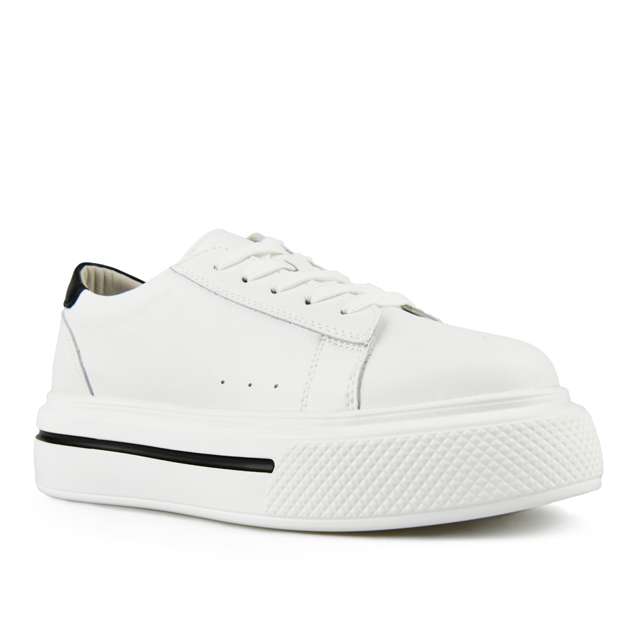 γυναικεία παπούτσια φυσικό δέρμα λευκά 1