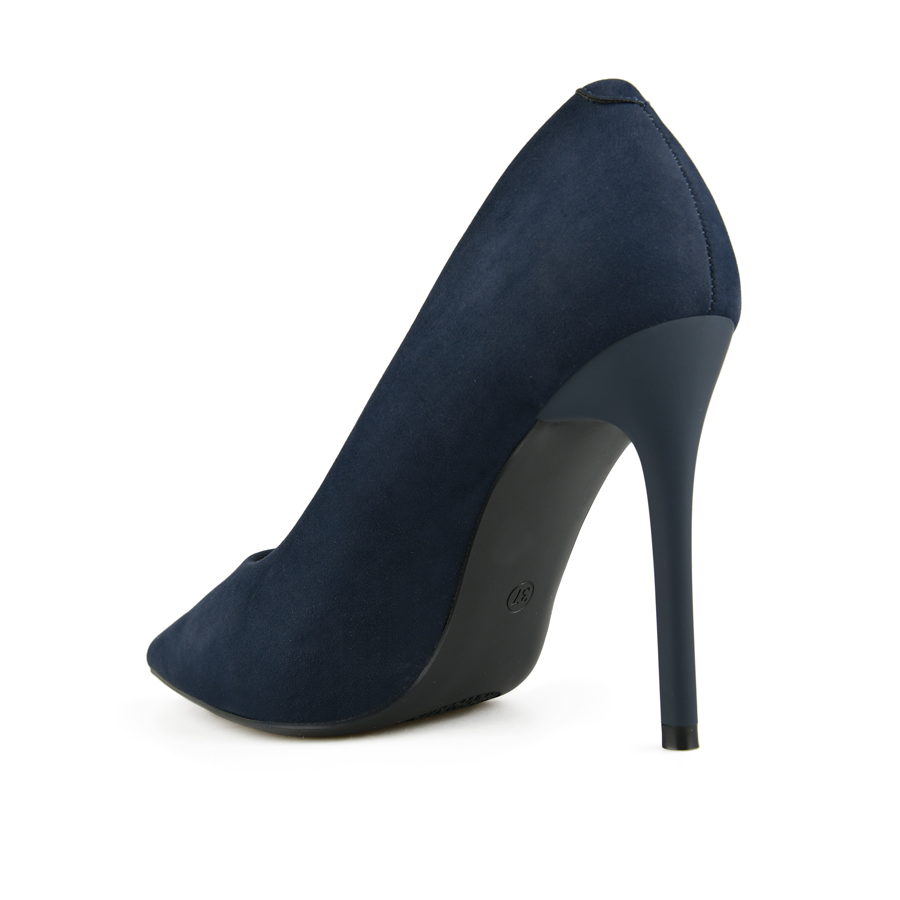pantofi damă textil albastru închis 3