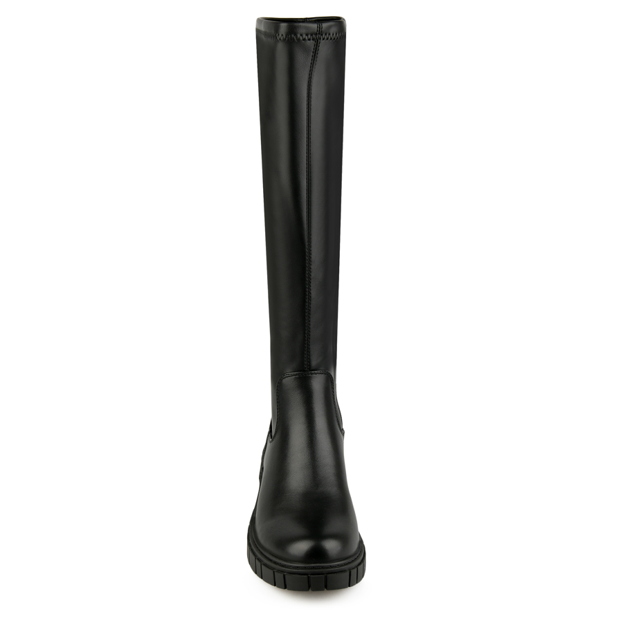 cizme damă piele ecologică negru 2
