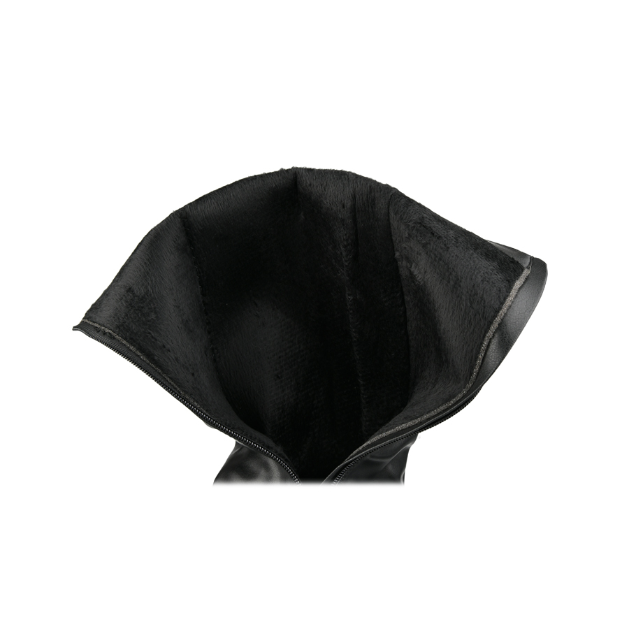 cizme damă piele ecologică negru 5