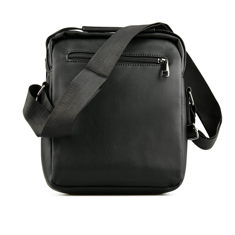 geantă bărbați piele ecologică negru 1