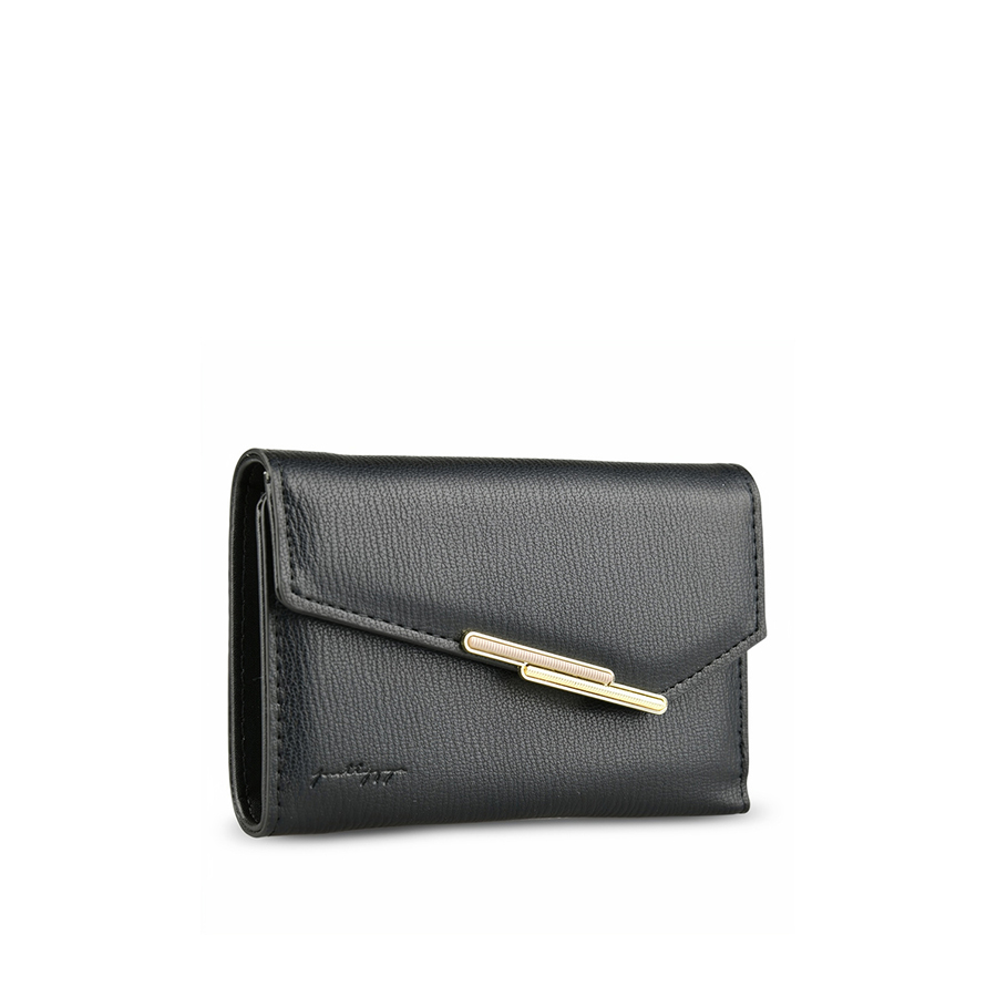 γυναικείο πορτοφόλι οικολογικό δέρμα μαύρο 0