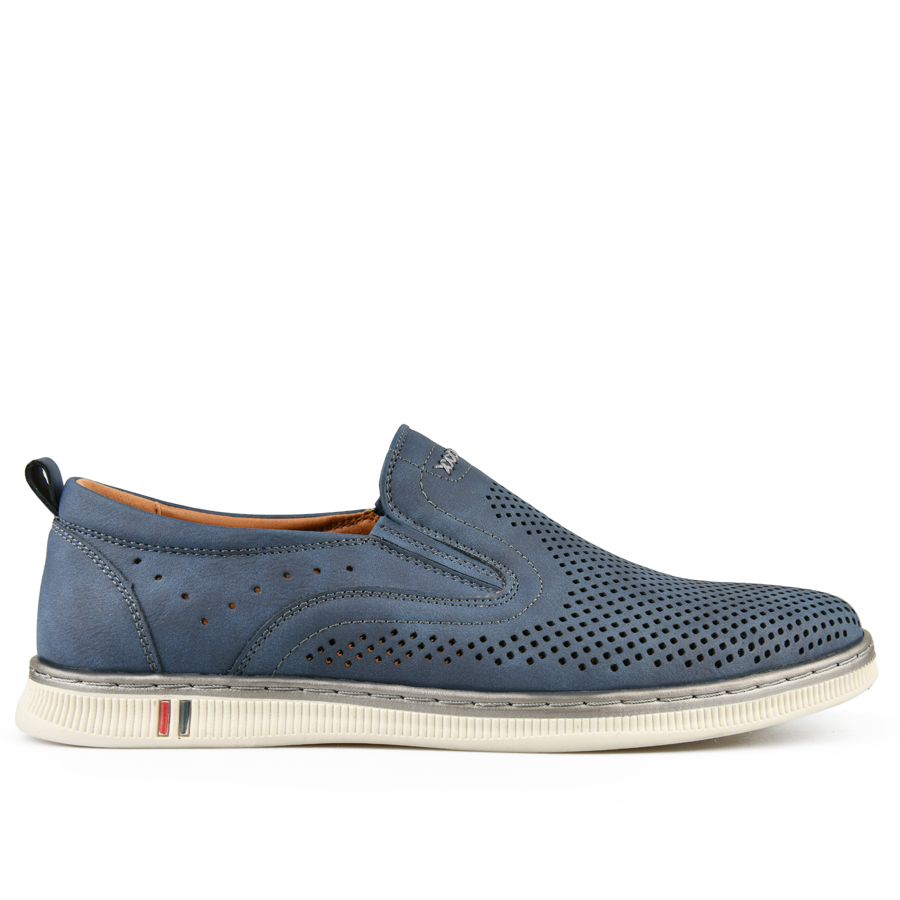 мъжки обувки еко кожа тъмно сини 0