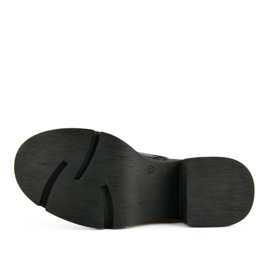 botine damă piele ecologică negru 4