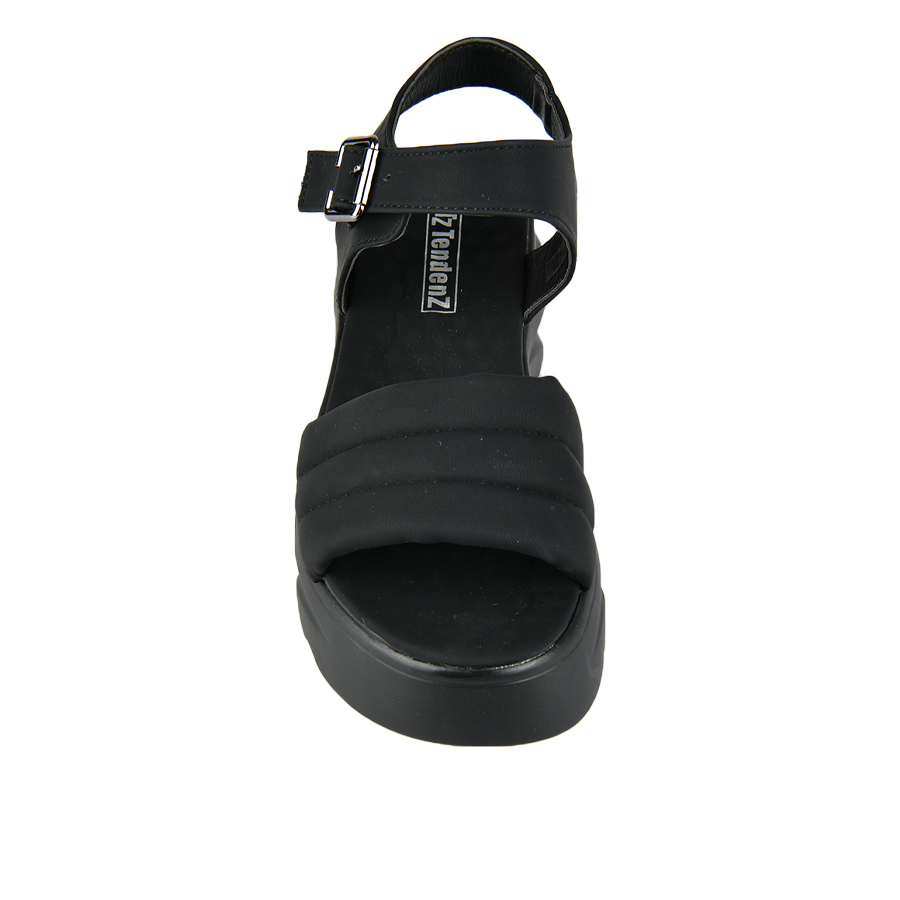 дамски сандали еко кожа черни 2