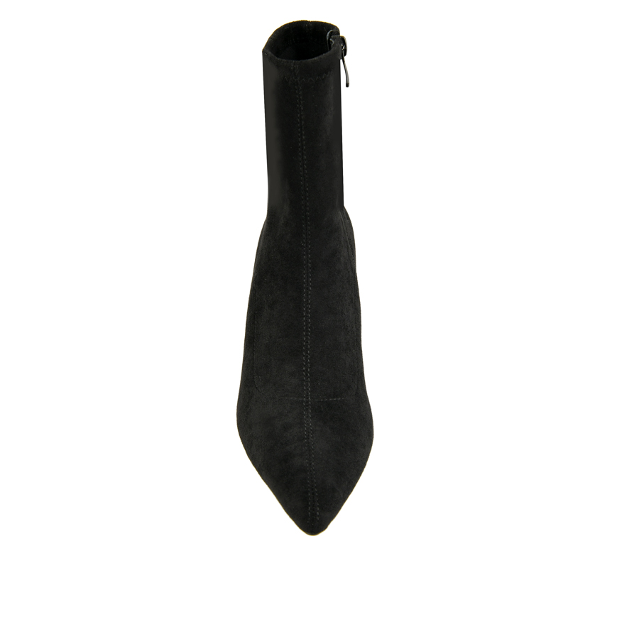 γυναικεία μποτάκια ύφασμα μαύρο 2