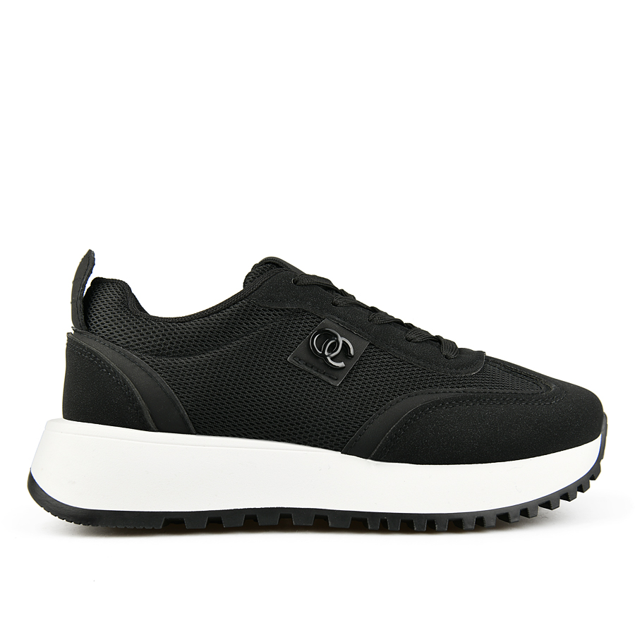 adidași damă piele ecologică/textil negru 0