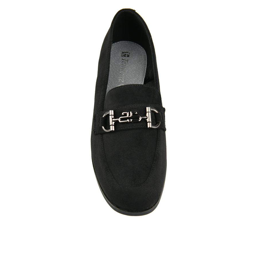 pantofi damă textil negru 2