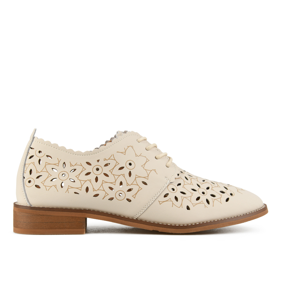 γυναικεία παπούτσια φυσικό δέρμα μπεζ 0