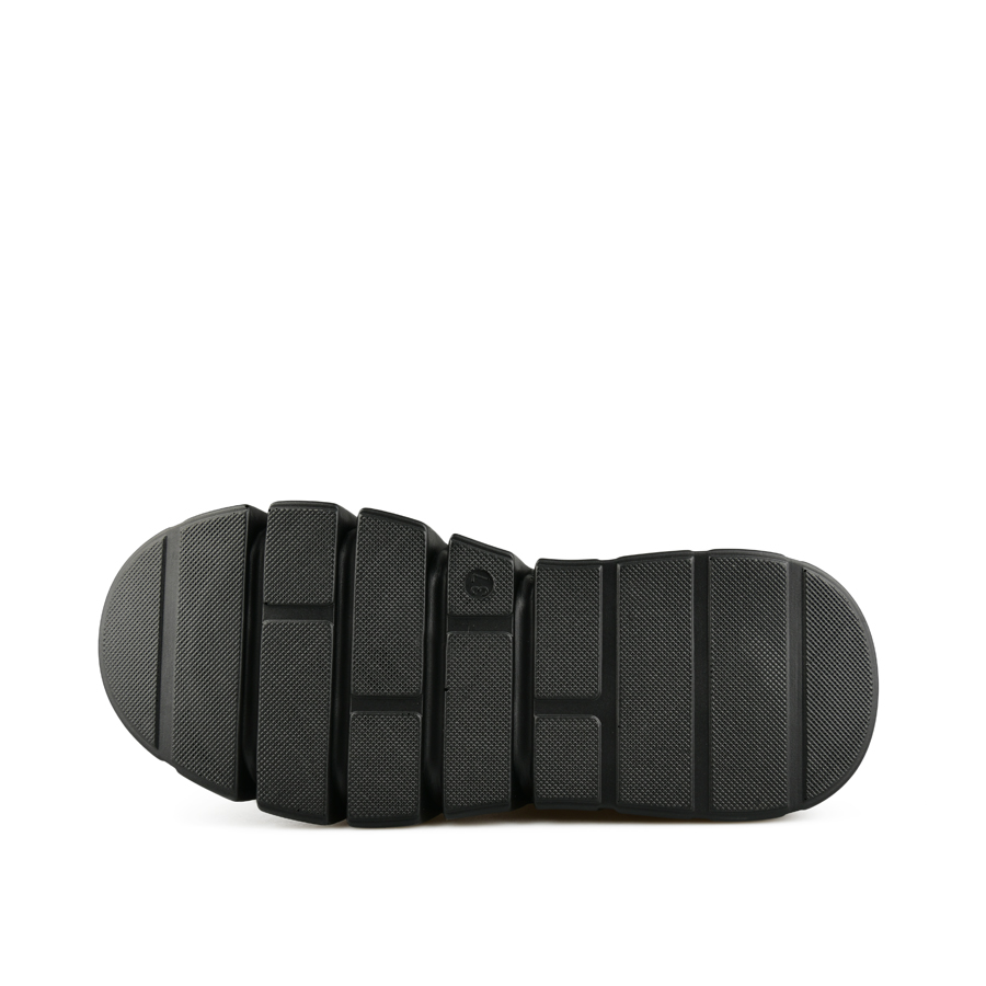 дамски боти текстил/еко кожа черни 4