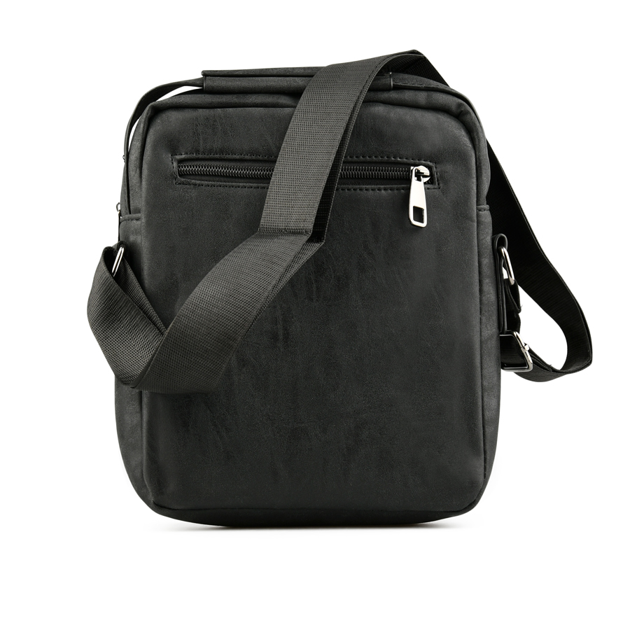 geantă bărbați piele ecologică negru 1