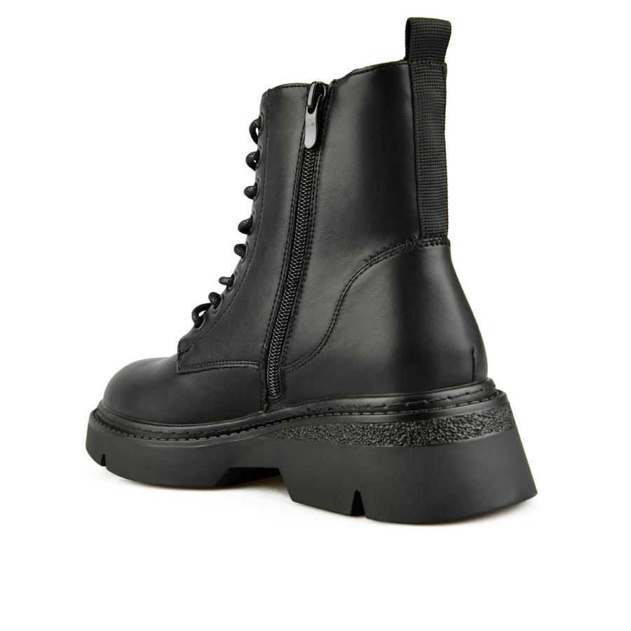 botine damă piele ecologică negru 3