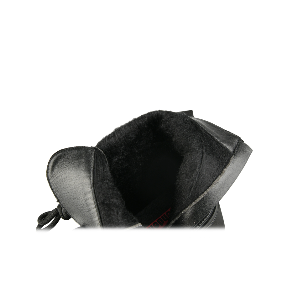 botine damă piele ecologică negru 5
