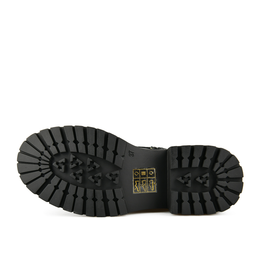 γυναικεία μποτάκια οικολογικό δέρμα μαύρο 4