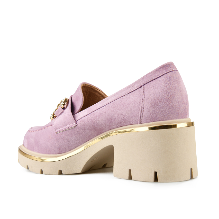 γυναικεία παπούτσια ύφασμα μωβ 3